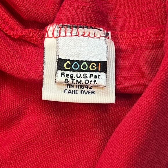 Coogi Polo Mens 4X Red Embroidered Retro Preppy Golf Short Sleeve Hip Hop Shirt - Picture 6 of 13